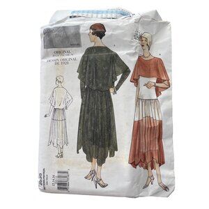 Vogue Vintage 2535 Sewing Pattern Size 12 14 16 Dress Dress Retro 1920s UNCUT